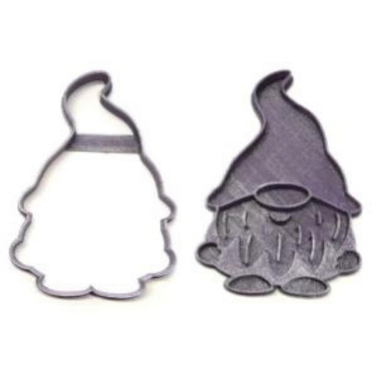Gnome 6 Garden Mythical Creature Set Of 2 Cookie Cutter And Stamp PR1624