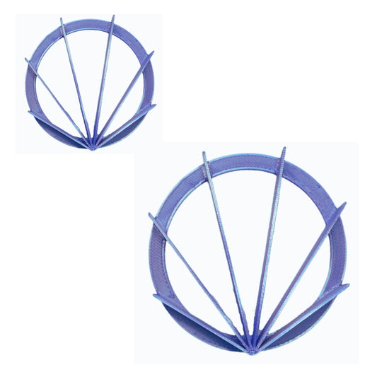 Starburst Set Of 2 Sizes Concha Cutters Bread Stamps Made In USA PR1824