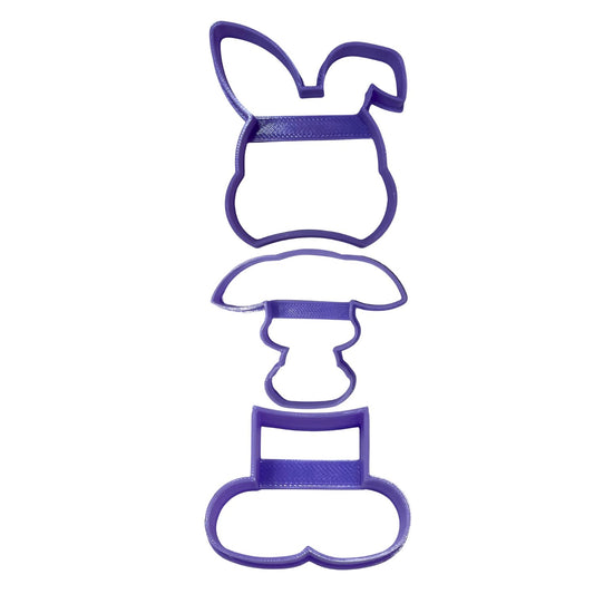 Build Your Bunny With Mini Rabbit Set Of 3 Cookie Cutters Made In USA PR1893