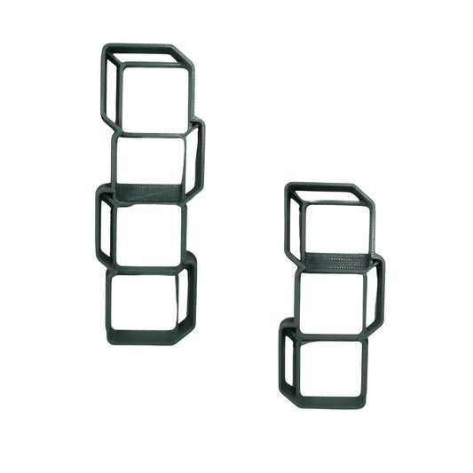 Baby Girl And Boy Blocks Shower Theme Set Of 2 Cookie Cutters Made In USA PR1952