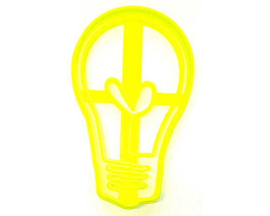 Lightbulb Light Bulb Idea Electricity Wire Filament Cookie Cutter USA PR2093