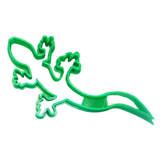 Gecko Lizard Outline Warm Climate Reptile Animal Cookie Cutter USA PR2145