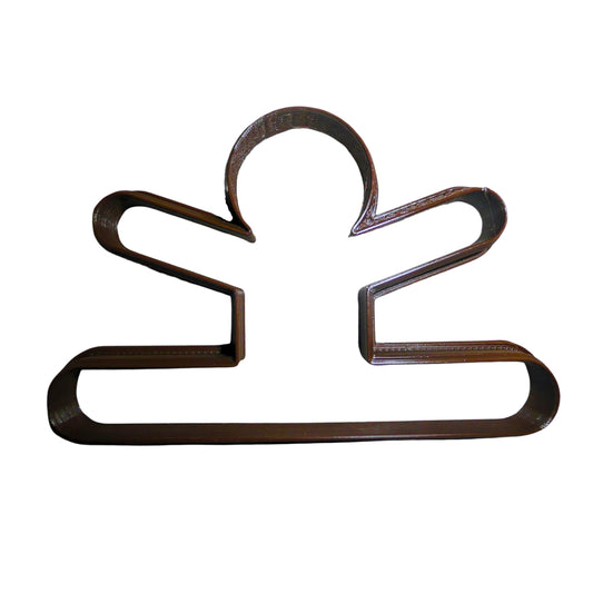 Split Jump Jumping Gingerbread Man Outline Christmas Cookie Cutter USA PR2150