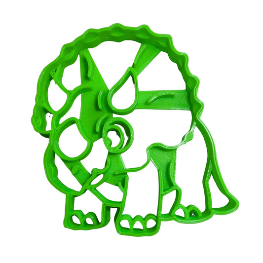 Triceratops 3 Three Horns Dinosaur Dino Cookie Cutter Made In USA PR2338