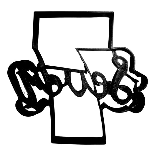 Number Seven 7 With Word Birthday Anniversary Cookie Cutter USA PR2408