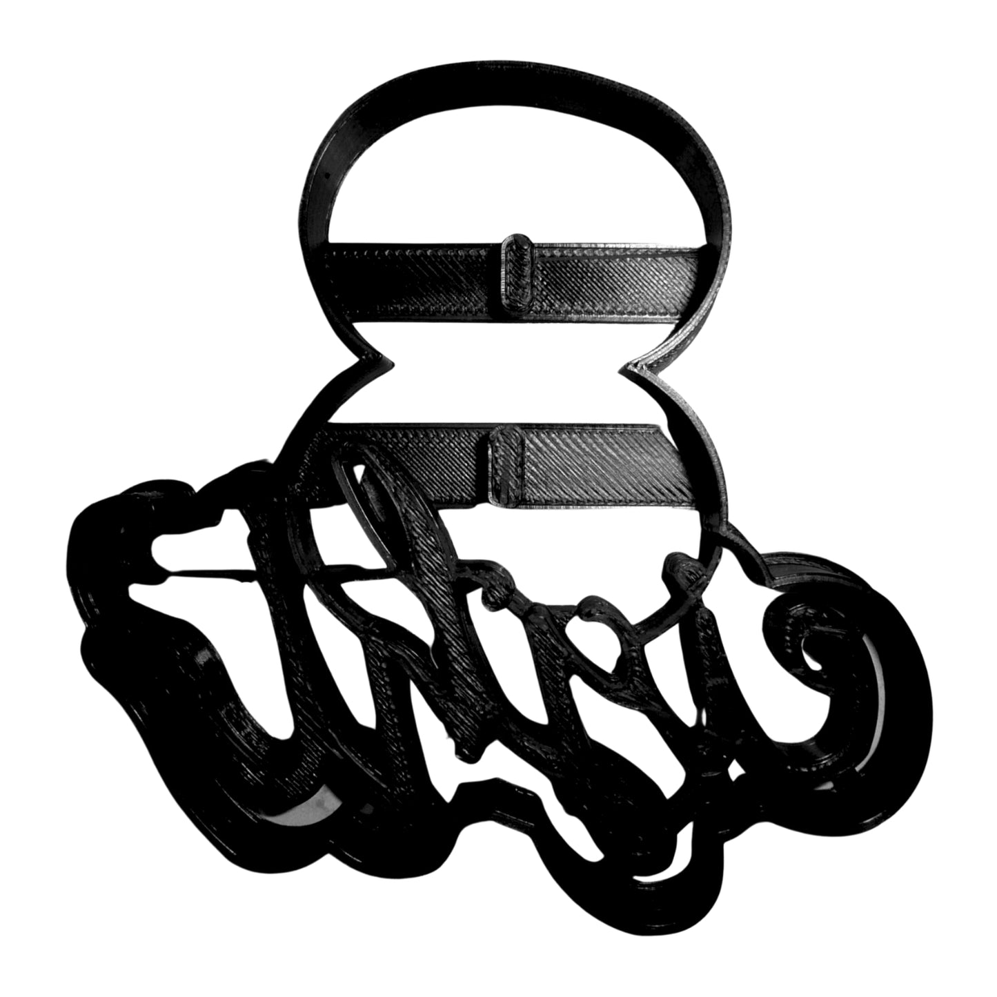 Number Eight 8 With Word Birthday Anniversary Cookie Cutter USA PR2409