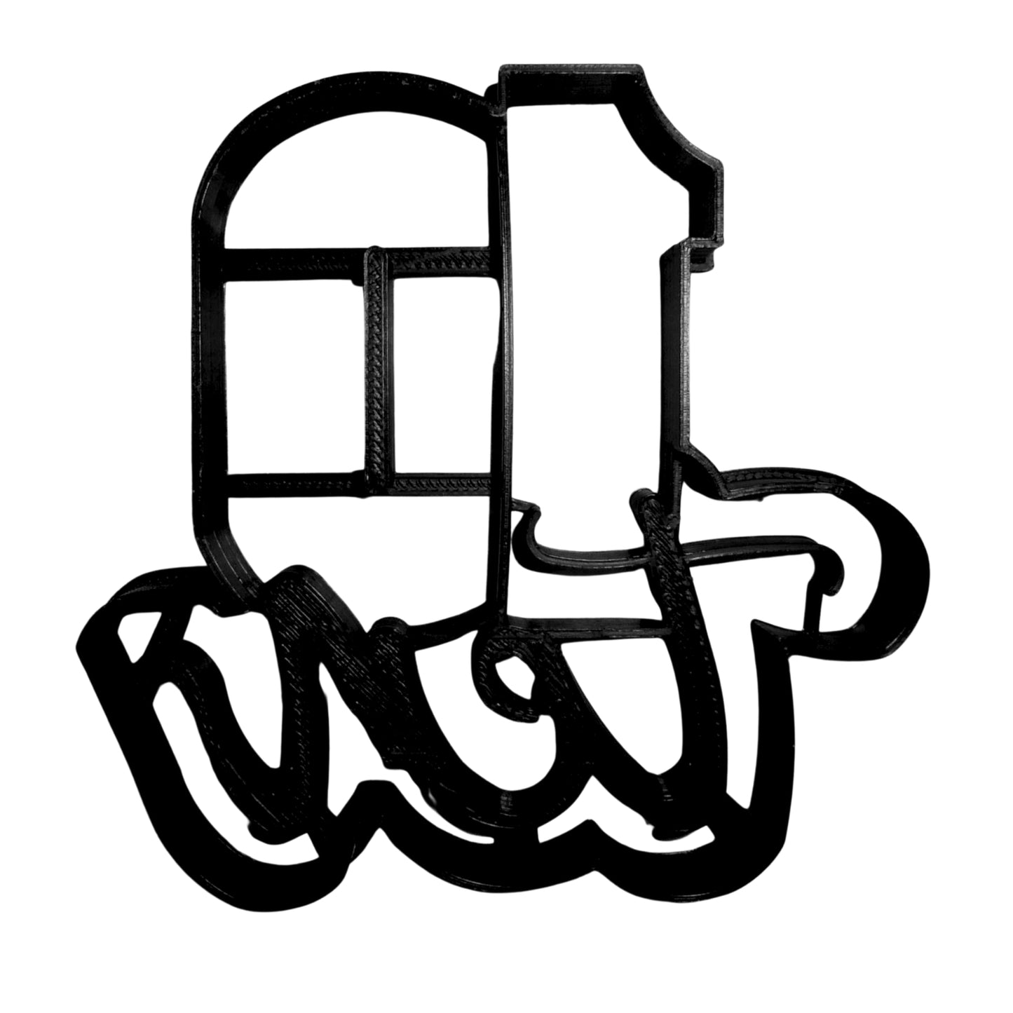 Number Ten 10 With Word Birthday Anniversary Cookie Cutter USA PR2411