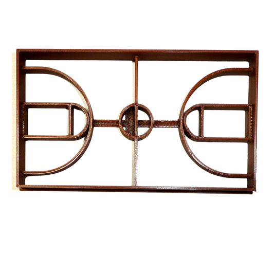 Basketball Court Detailed Hoops Team Sport Athletics Cookie Cutter USA PR2420