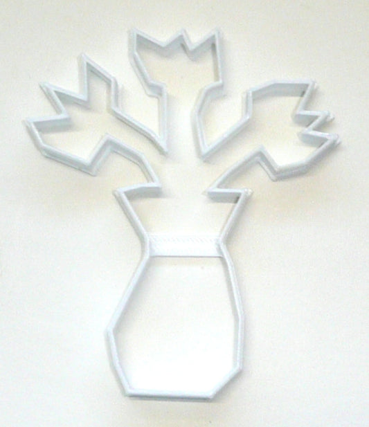 Flowers In A Vase Special Occasion Cookie Cutter Baking Tool Made in USA PR254