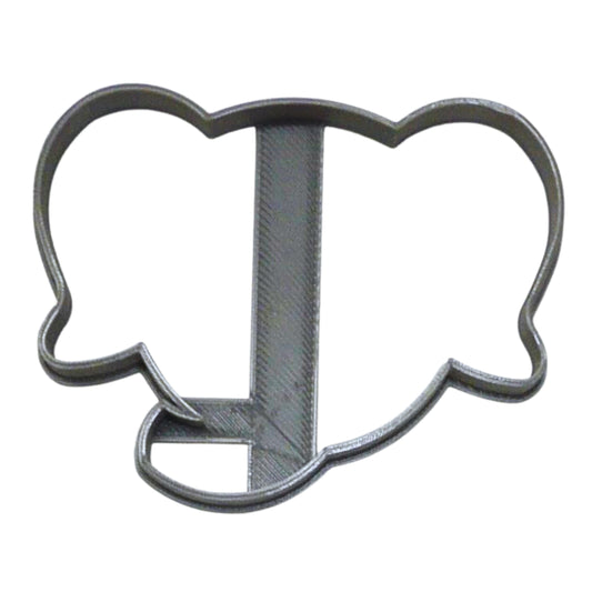 Elephant Outline Face Head Zoo Animal African Safari Cookie Cutter USA PR2624