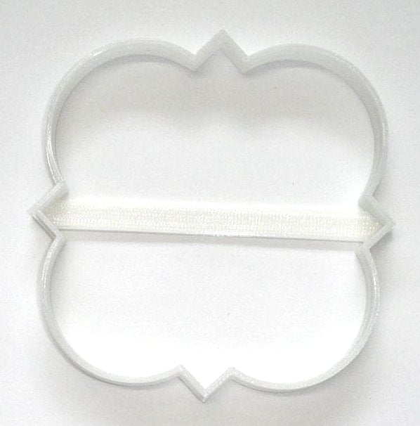 Abigail Frame Fancy Square Plaque Cookie Cutter Made In USA PR268