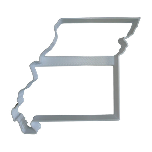 State of Missouri Outline Show Me Slogan Midwest Cookie Cutter USA PR2718