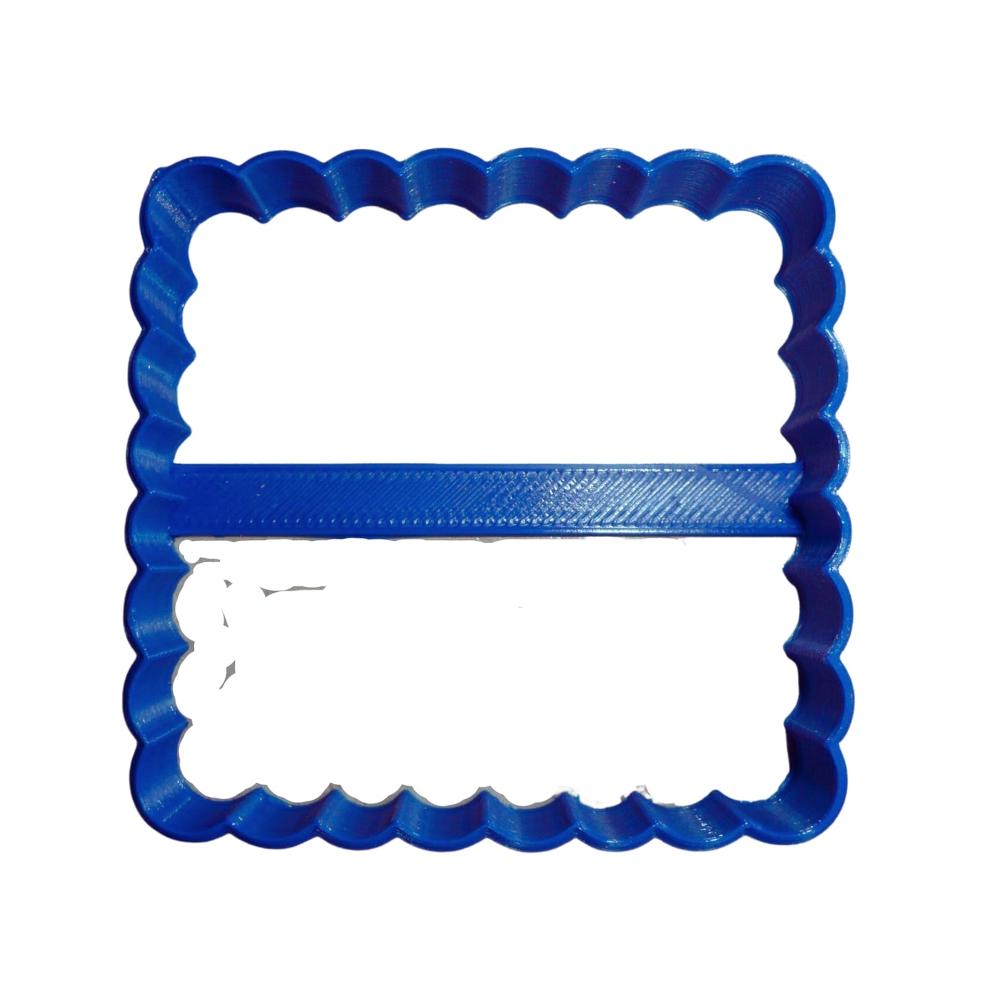 Square Frame Scallop Side Plaque Special Occasion Cookie Cutter USA PR282