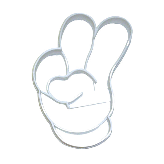 Mickey Mouse Hand Glove Number 2 Two Second Birthday Cookie Cutter USA PR2877