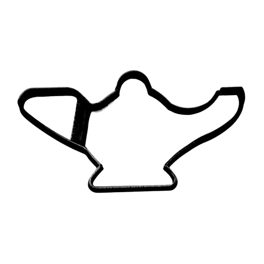 Genie Lamp Outline 3 Wishes Wish Aladdin Movie Cookie Cutter USA PR2882