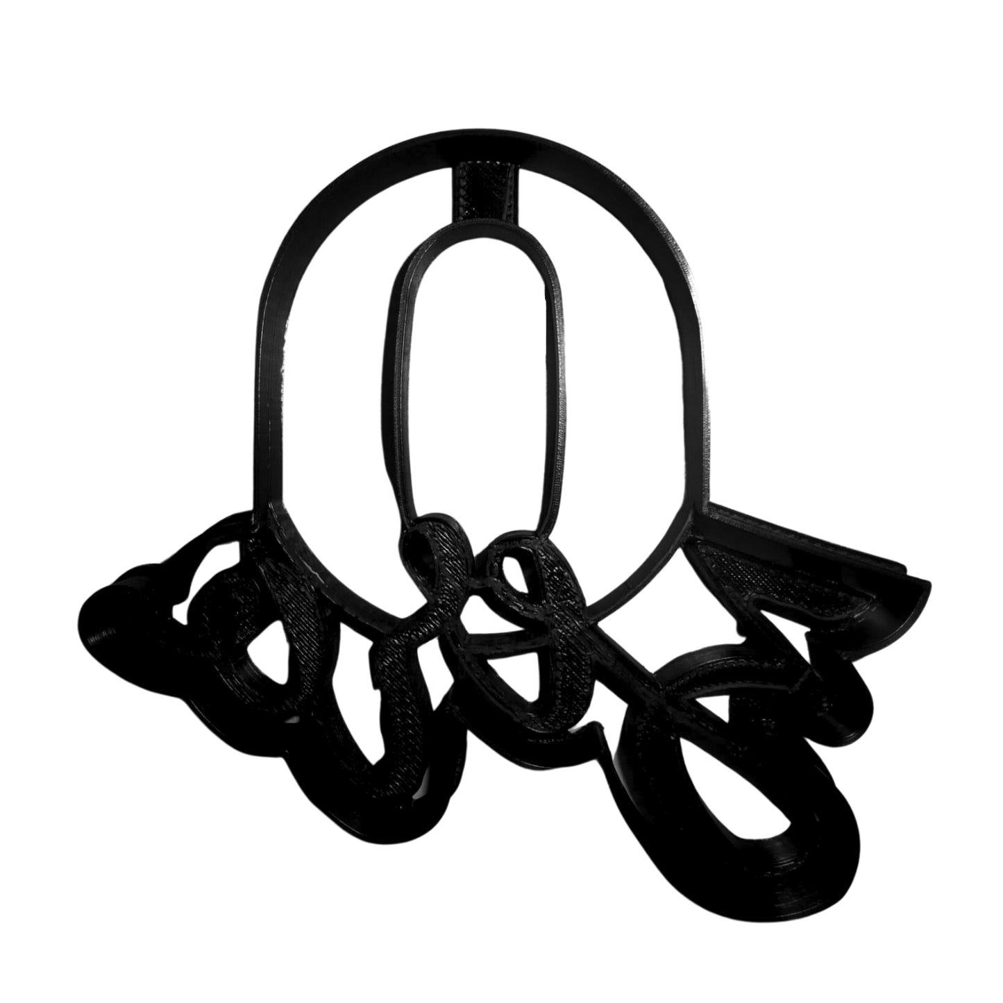 Number Zero 0 Fancy Word Lettered Birthday Anniversary Cookie Cutter USA PR2999