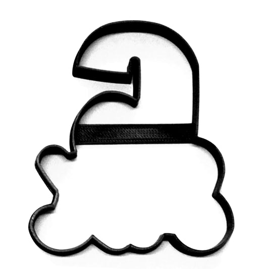 Number Six 6 Outline Fancy Word Birthday Anniversary Cookie Cutter USA PR3006