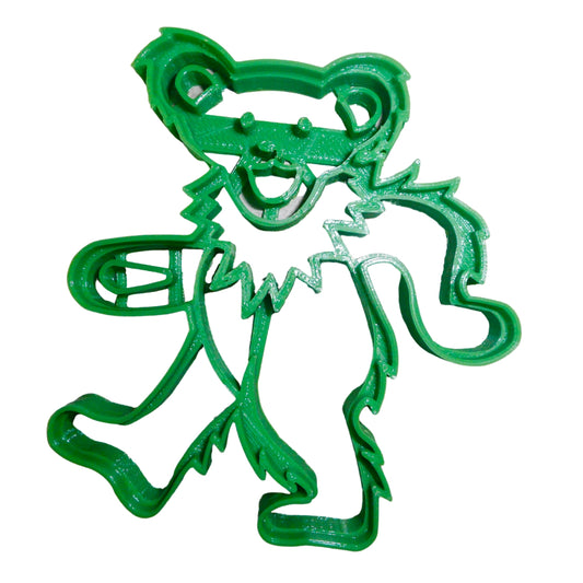 Jerry Garcia Dancing Teddy Bear 1960s Rock Music Cookie Cutter USA PR3029
