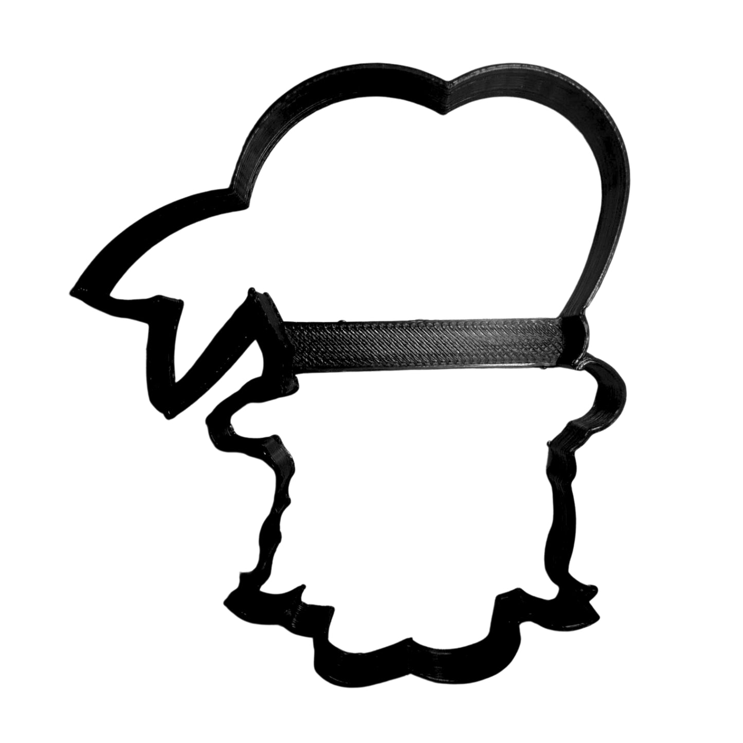 Indian Girl Outline Long Hair Native American Cookie Cutter USA PR3101