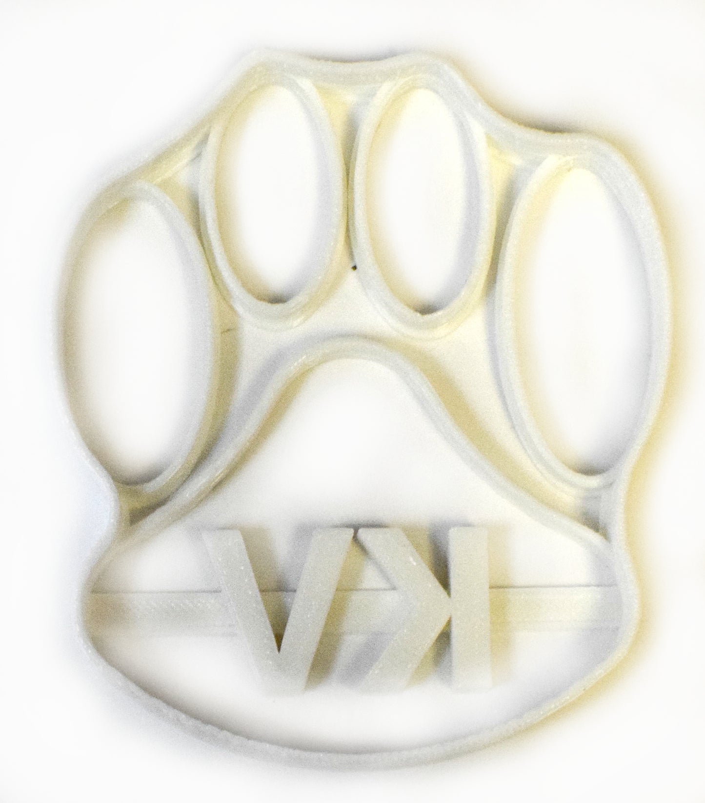 KVHS Kankakee Valley Cougar KV Paw Mascot Cookie Cutter Made in USA PR314