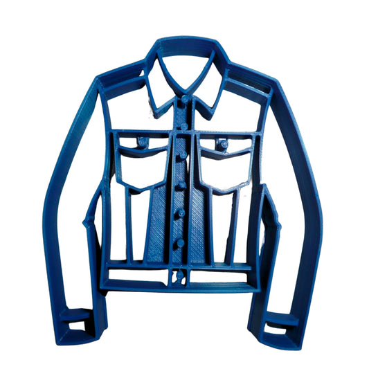 Denim Jean Jacket Detailed Clothing Fashion Cookie Cutter USA PR3206