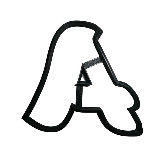 Letter A Uppercase Fancy Stylized Font Alphabet Cookie Cutter USA PR3328