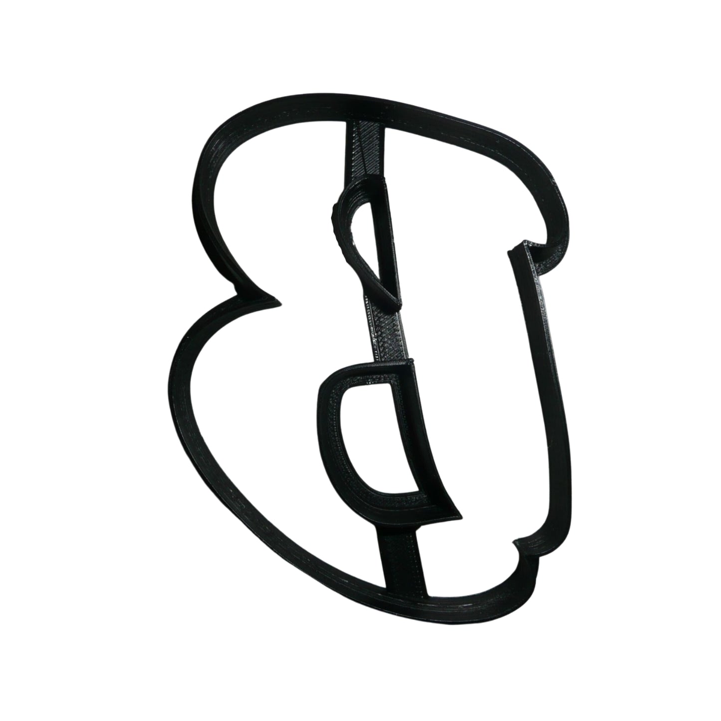 Letter B Uppercase Fancy Stylized Font Alphabet Cookie Cutter USA PR3329