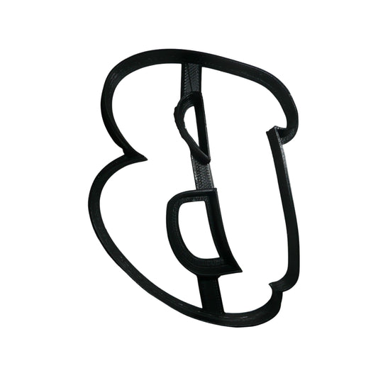 Letter B Uppercase Fancy Stylized Font Alphabet Cookie Cutter USA PR3329