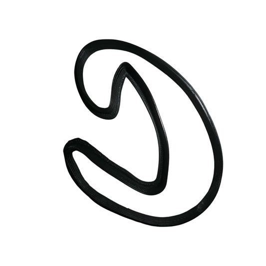 Letter C Uppercase Fancy Stylized Font Alphabet Cookie Cutter USA PR3330