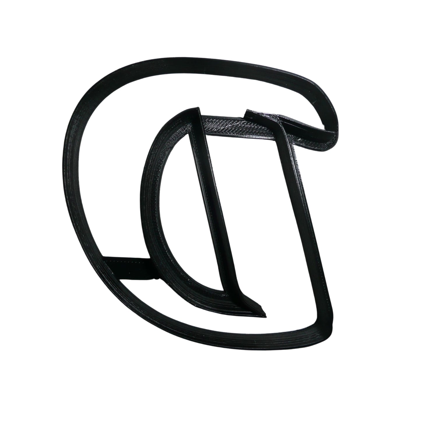 Letter D Uppercase Fancy Stylized Font Alphabet Cookie Cutter USA PR3331