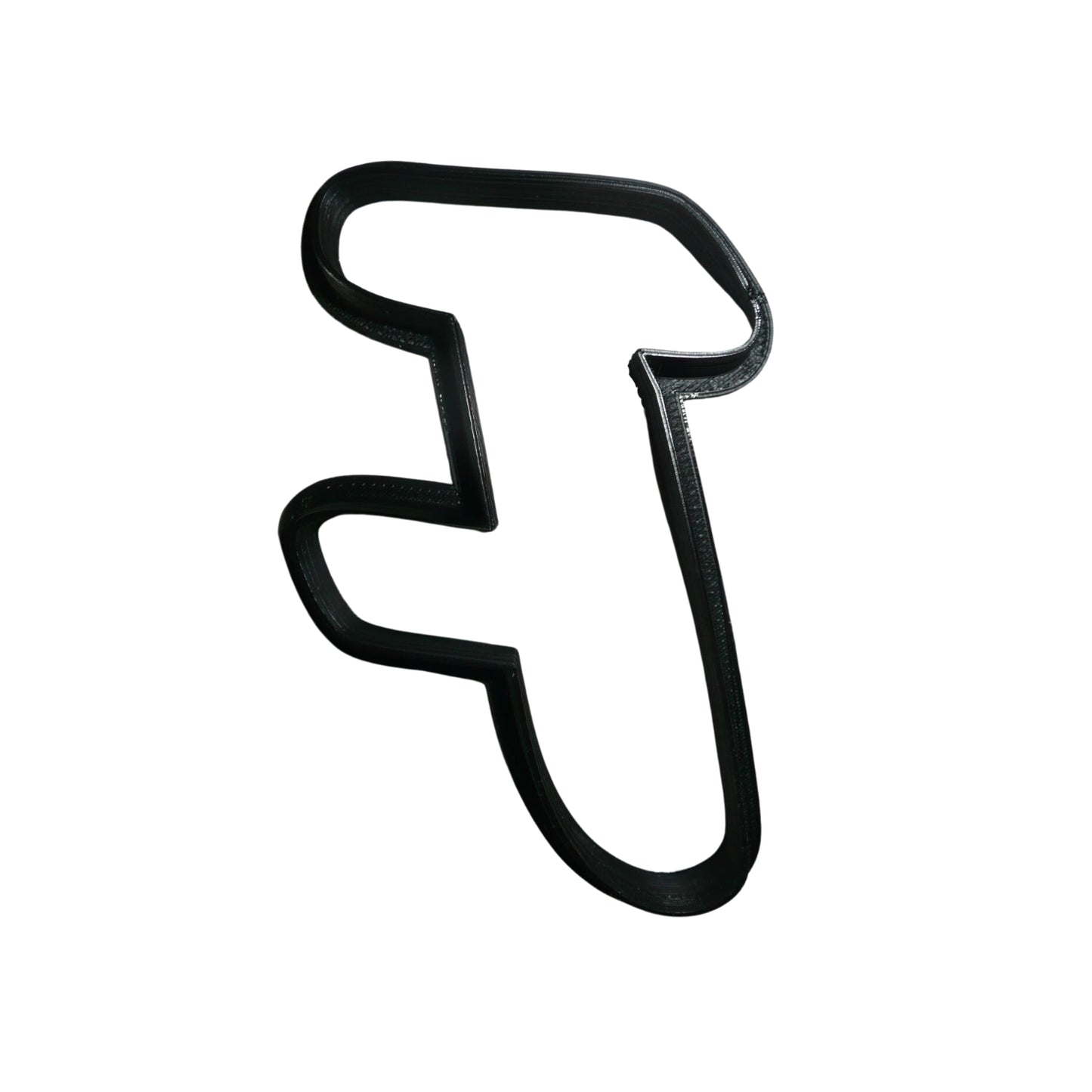 Letter F Uppercase Fancy Stylized Font Alphabet Cookie Cutter USA PR3333