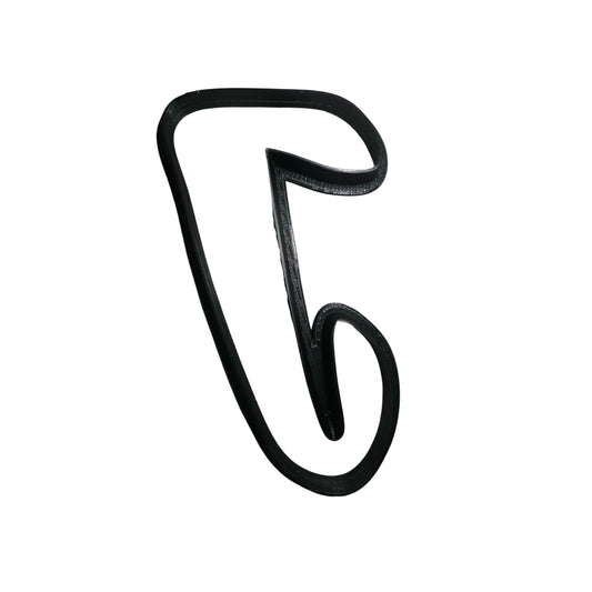 Letter J Uppercase Fancy Stylized Font Alphabet Cookie Cutter USA PR3337