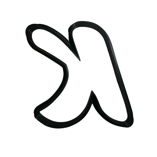 Letter K Uppercase Fancy Stylized Font Alphabet Cookie Cutter USA PR3338
