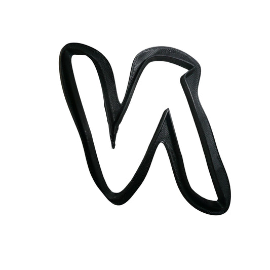 Letter N Uppercase Fancy Stylized Font Alphabet Cookie Cutter USA PR3341