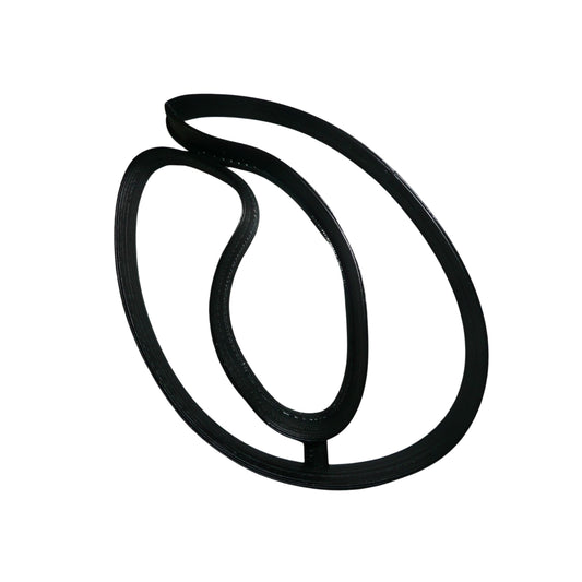 Letter O Uppercase Fancy Stylized Font Alphabet Cookie Cutter USA PR3342