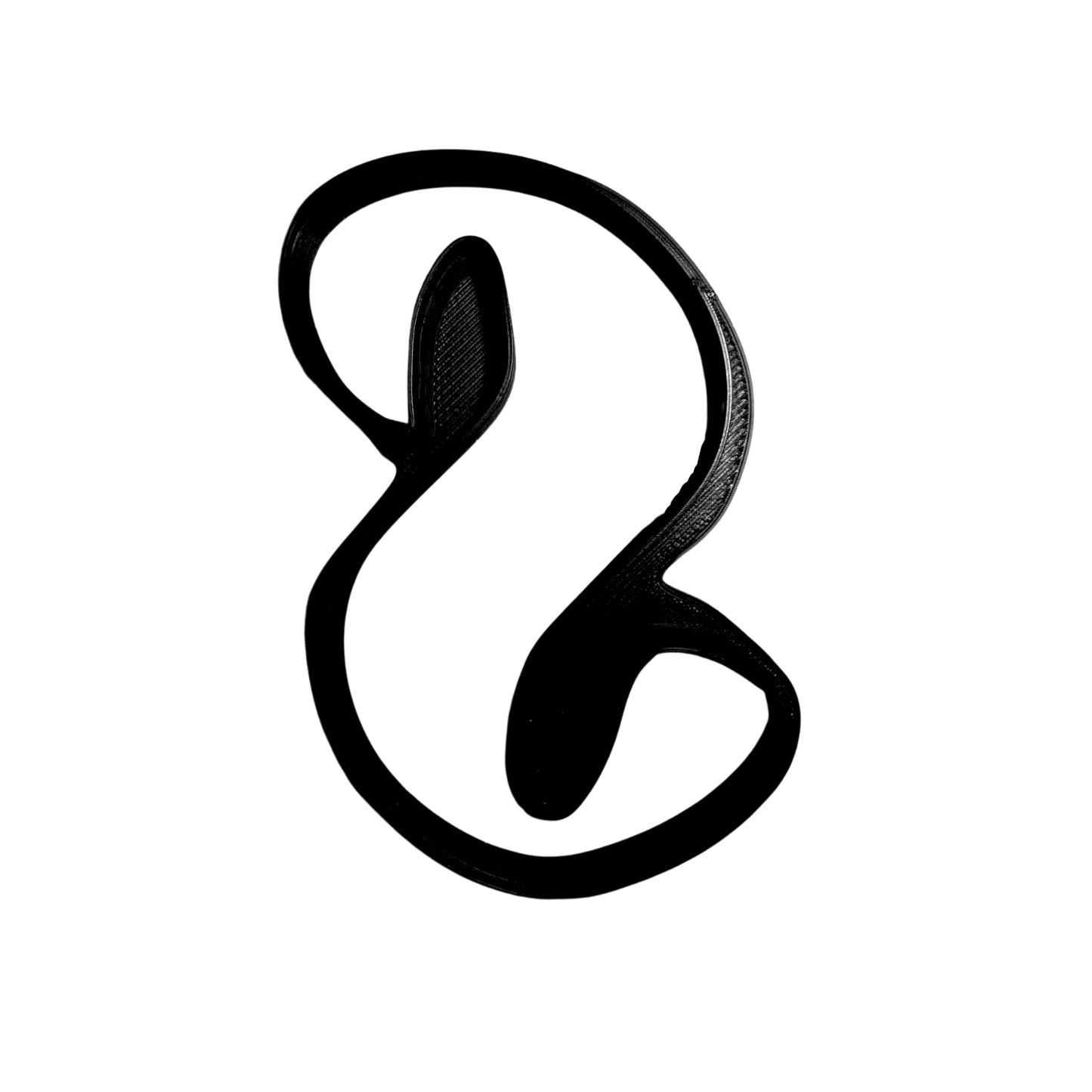 Letter S Uppercase Fancy Stylized Font Alphabet Cookie Cutter USA PR3346