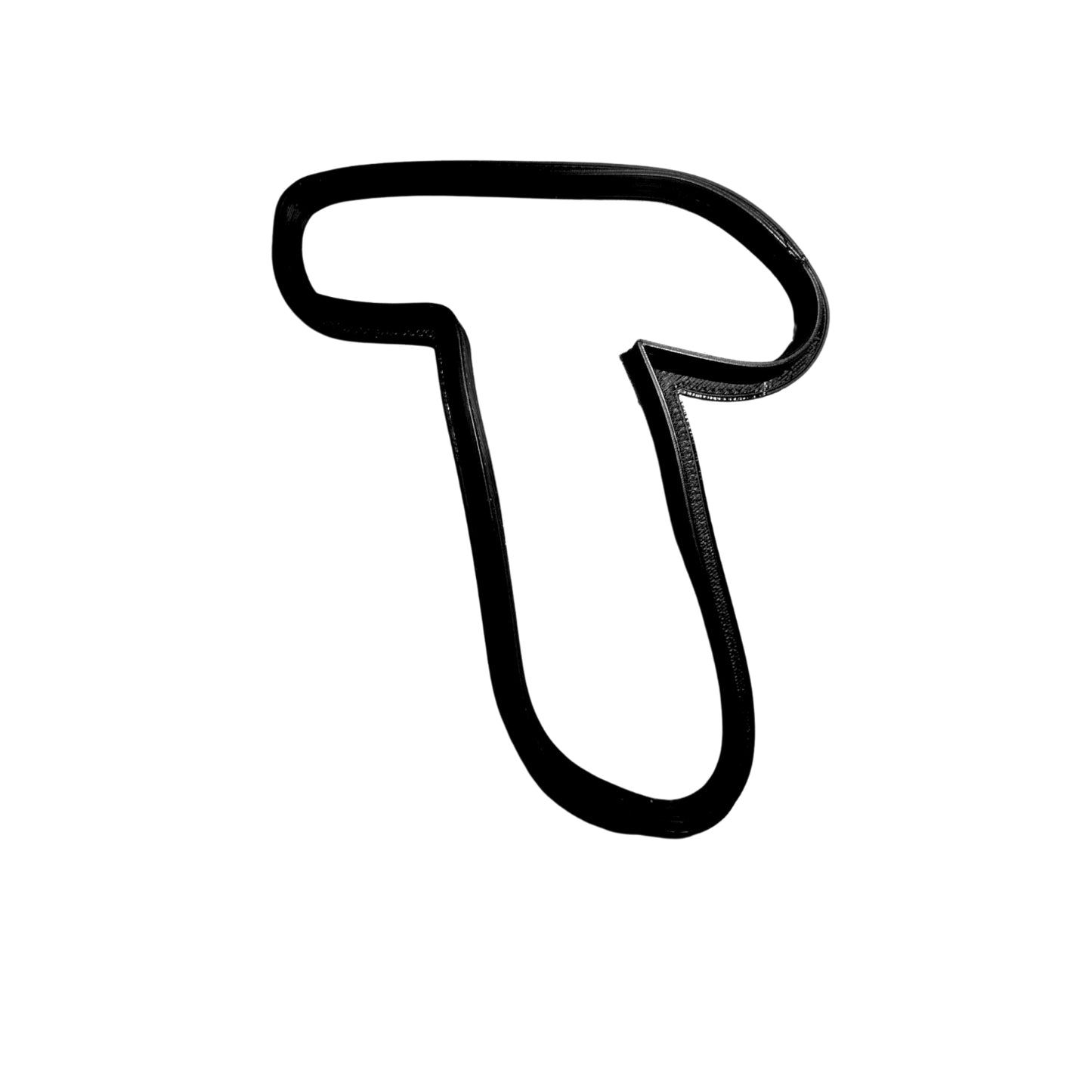 Letter T Uppercase Fancy Stylized Font Alphabet Cookie Cutter USA PR3347