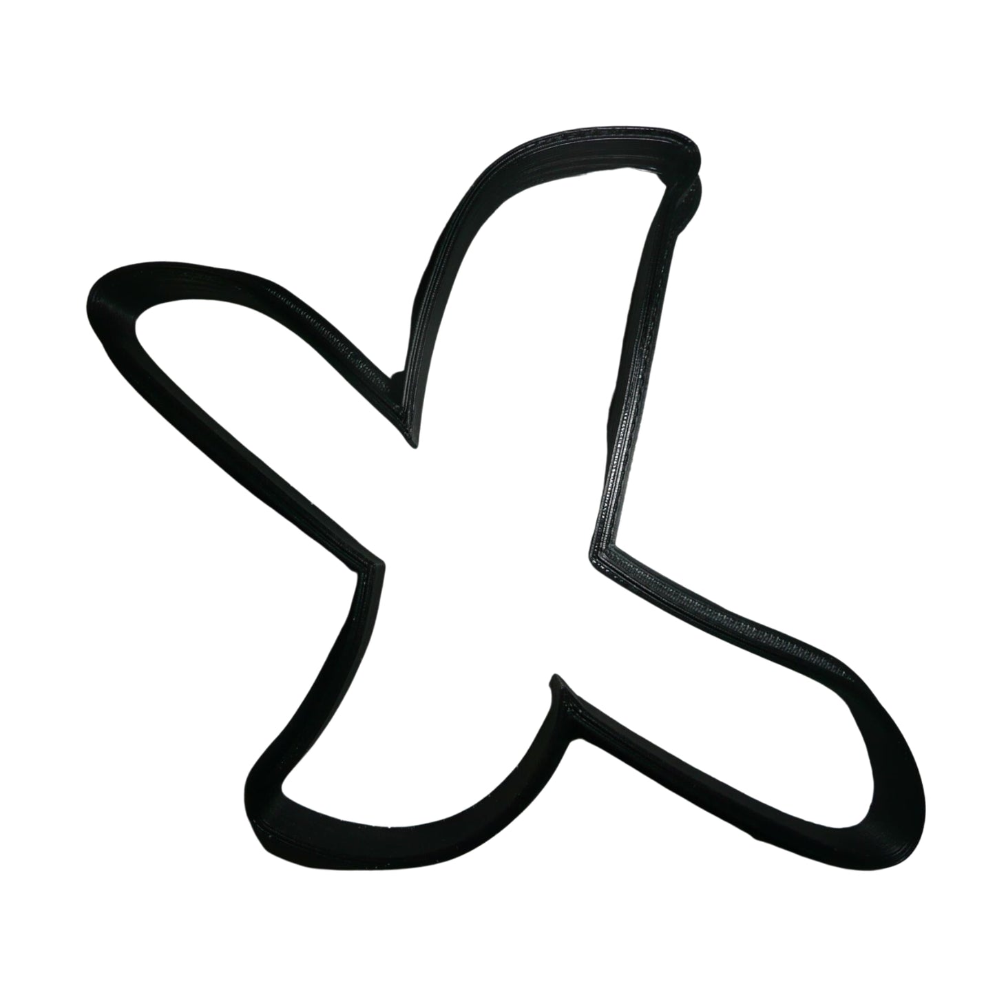 Letter X Uppercase Fancy Stylized Font Alphabet Cookie Cutter USA PR3351