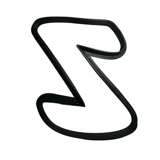 Letter Z Uppercase Fancy Stylized Font Alphabet Cookie Cutter USA PR3353