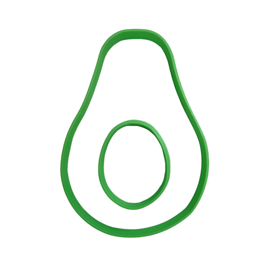 Avocado With Pit 2 Pieces Guacamole Mexican Fruit Cookie Cutter USA PR3366