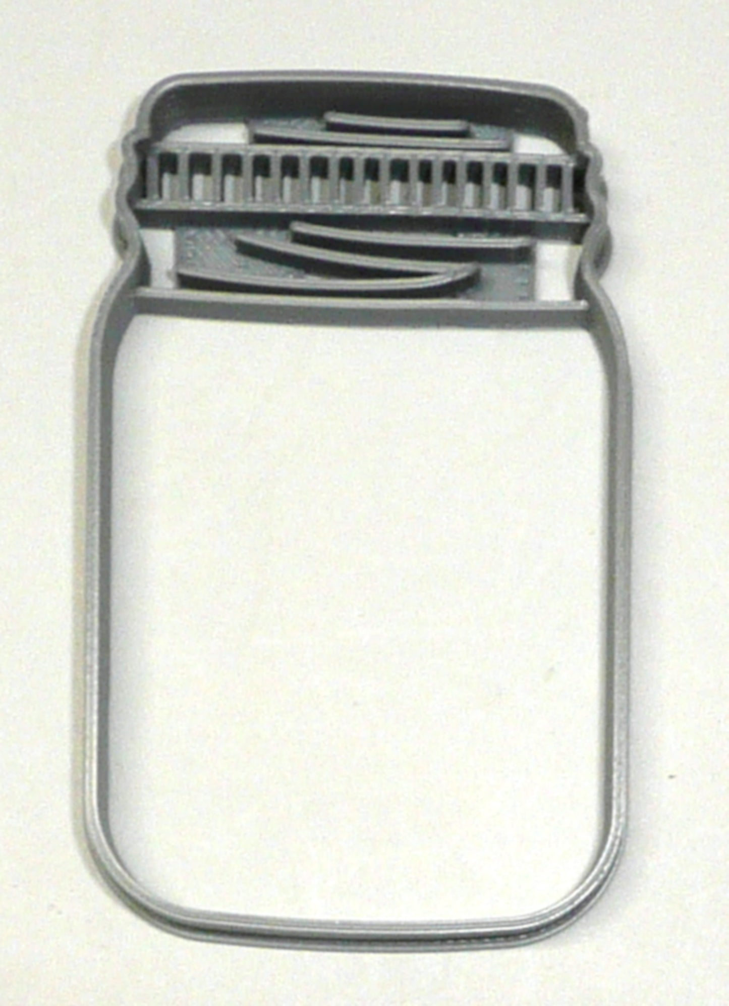 Mason Jar Detailed Lid Small Size Cookie Cutter Made in USA PR3436