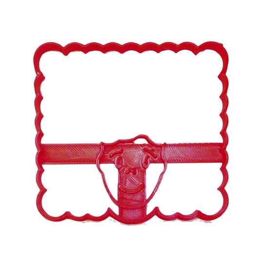 Face With Square Afro Curly Natural Hair Hairstyle Cookie Cutter USA PR3518