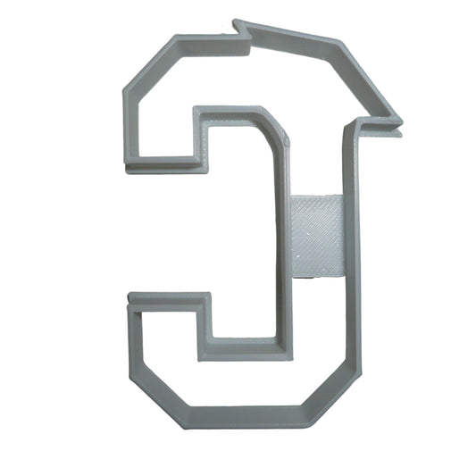 Block Letter C with Graduation Cap School Cookie Cutter USA PR3724
