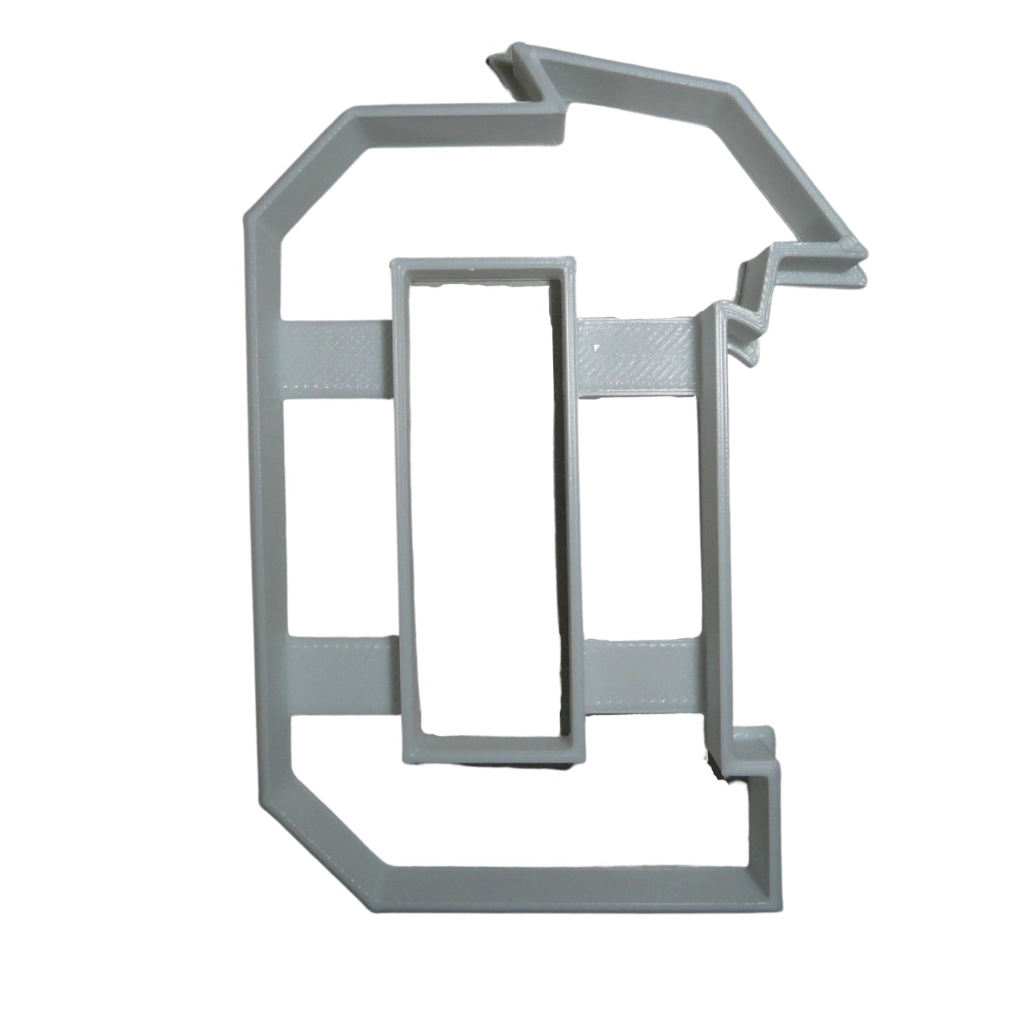 Block Letter D with Graduation Cap School Cookie Cutter USA PR3725