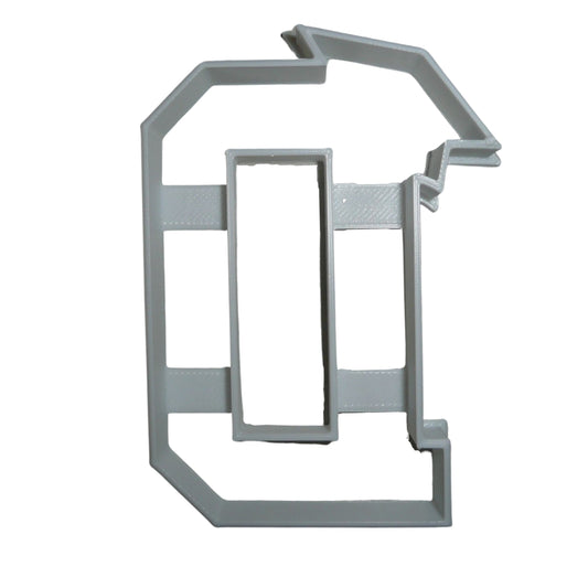 Block Letter D with Graduation Cap School Cookie Cutter USA PR3725