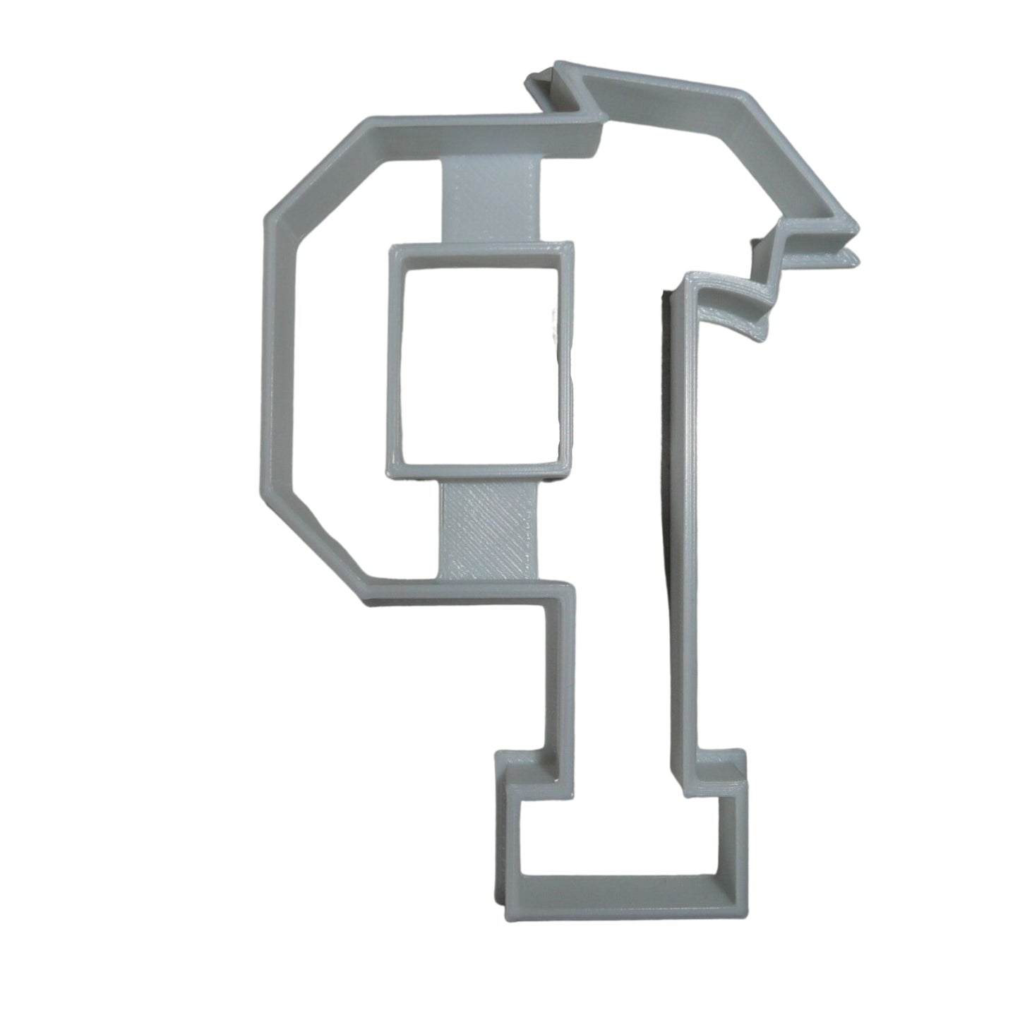 Block Letter P with Graduation Cap School Cookie Cutter USA PR3737