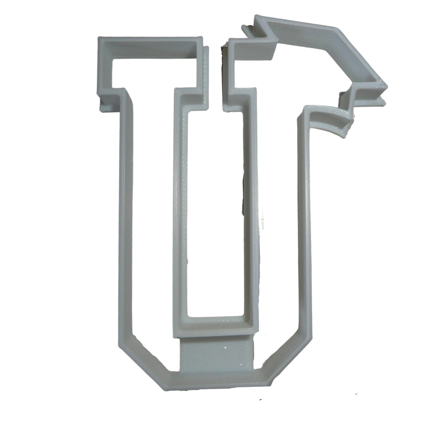 Block Letter U with Graduation Cap School Cookie Cutter USA PR3742