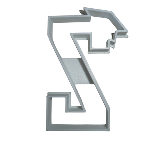 Block Letter Z with Graduation Cap School Cookie Cutter USA PR3747