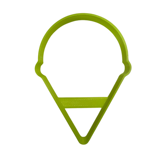 Snow Cone Outline Shaved Ice Frozen Dessert Summer Cookie Cutter USA PR3766