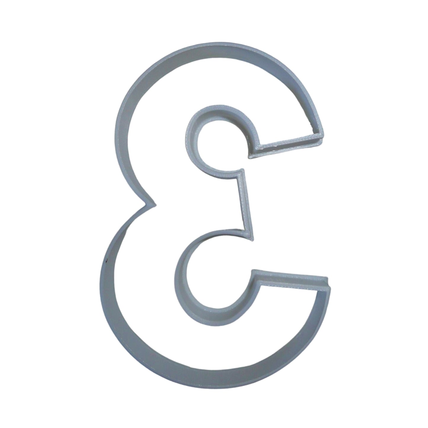 Number Three 3 Birthday Anniversary Large Size 4" Cookie Cutter USA PR3803